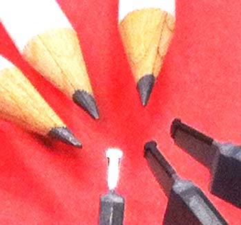 Inserti PCD profilati ed affilati con laser